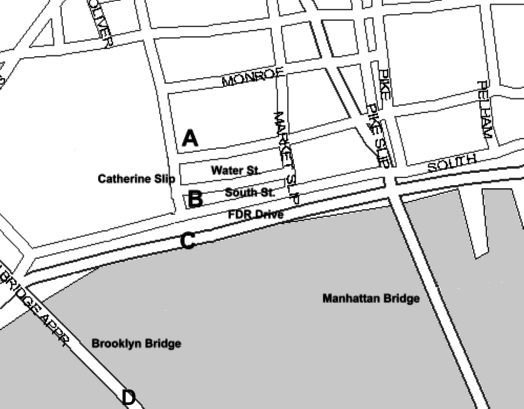 map of the Linda Cortile case